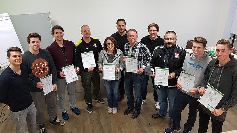 9 neue DFB-Jugendleiter!