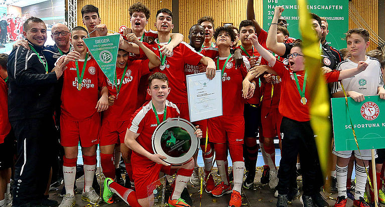Die U15-Junioren des SC Fortuna Köln sind deutscher Futsal-Meister!