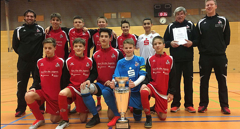 Westdeutsche Meisterschaft U14-Junioren: 1. FC Köln jubelt