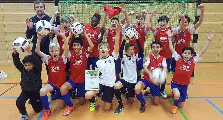 D-Junioren des Bonner SC sind FVM-Hallenmeister