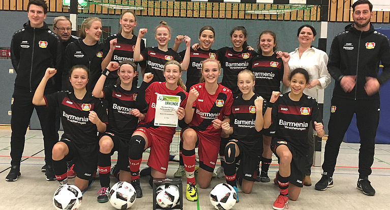 C-Juniorinnen von Bayer 04 Leverkusen verteidigen den Titel